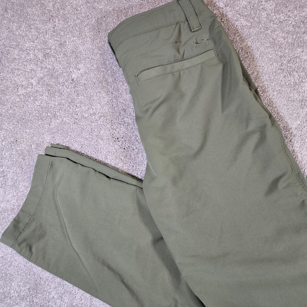 Under Armour Pants Mens Golf Pant 30x32 Green Golf Performance Nylon Stretch
